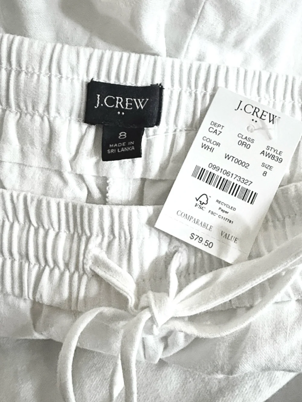 J. Crew Seaside Linen Blend Pants - Picture 8 of 10
